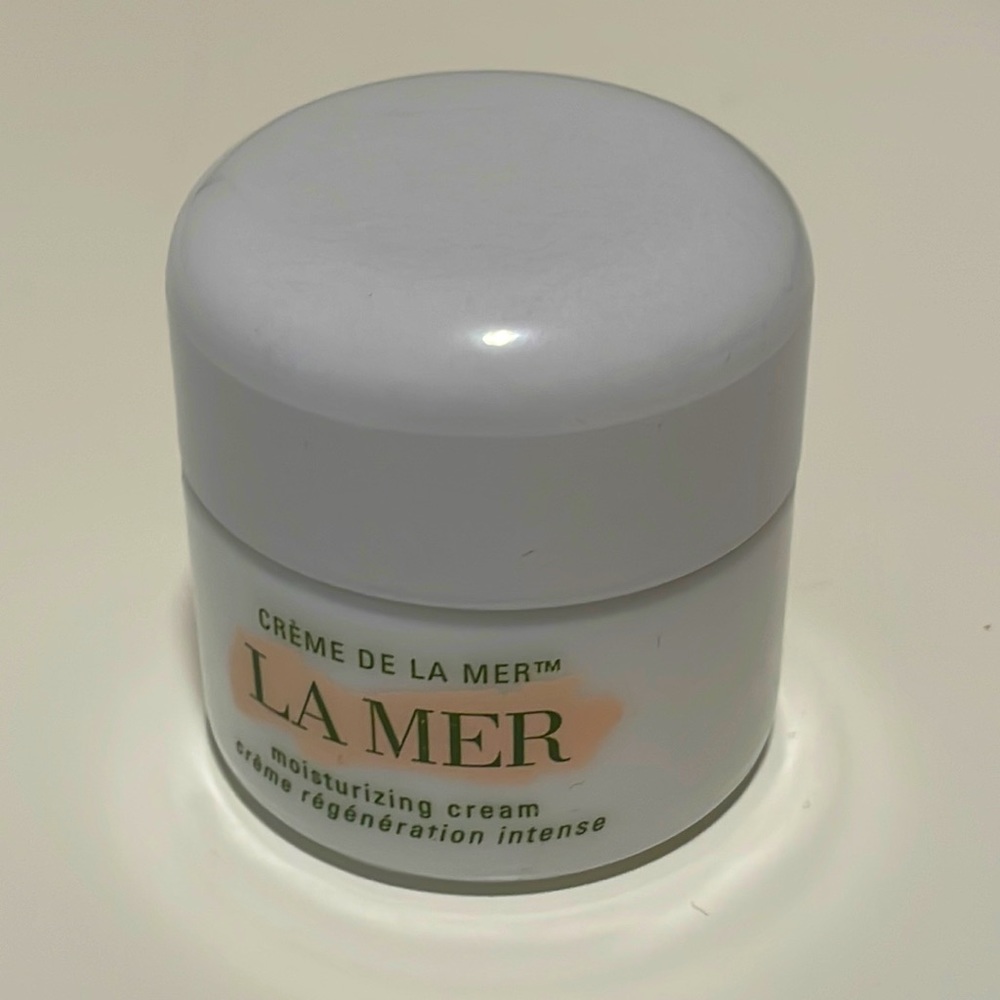 Empty lamer creme De la mer 0.5oz container